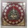 Tableau Ganesh Rouge et Or - 60x60 - TB043