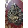 Tableau Ganesh Rouge et Or - 60x60 - TB043