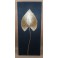Tableau Feuille de Bouddha Noir et Or - 70X30 - TB050