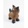 chat debout sculpté en bois de Suar - 15x14
