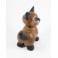 chat debout sculpté en bois de Suar - 15x14
