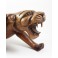 Panthère sculpté en bois de Suar- 47x18- Droite