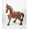 Cheval au Pas sculpté en bois de Suar - 38x29 (Droit)