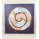 Tableau Spiral Noir et Or / Argent - 30X30 - TB055