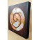 Tableau Spiral Noir et Or / Argent - 30X30 - TB055