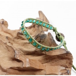 Bracelet Ethnique Vert - BR075