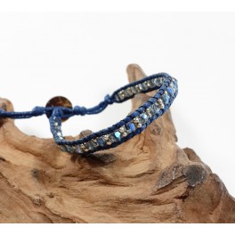 Bracelet Ethnique Bleu - BR076