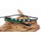 Bracelet Ethnique 3 Tours Noir, Perles et Chrysocolle - BR081