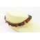 Bracelet de cheville en laiton et perles indiennes - BRC011