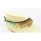 Bracelet de cheville en laiton et Turquoise - BRC018
