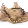 Bracelet de cheville en laiton et Onyx - BRC019
