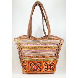 Sac Cabas Hmong avec laçage - 45x33 - SC011