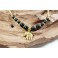 Bracelet Ethnique en laiton et Onyx - BR101