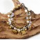 Bracelet Ethnique en laiton et Pierre de Lune - BR111