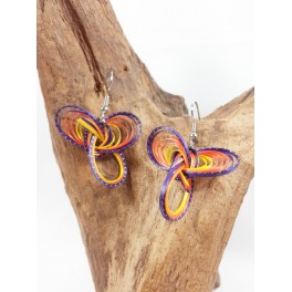 Boucles d'oreilles en Bambou (061)