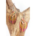 Boucles d'oreilles en Bambou (064)