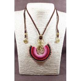 Collier Ethnique en laiton - CL040