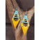 Boucles d'oreilles en Bambou (038)