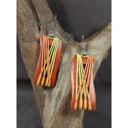 Boucles d'oreilles en Bois de Manguier (004)