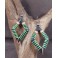 Boucles d'oreilles en Bois de Manguier (005)