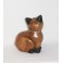 Petit chat sculpté en bois de Suar - N°14