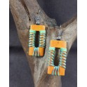 Boucles d'oreilles en Bois de Manguier (020)