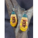 Boucles d'oreilles en Bois de Manguier (022)