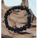 Bracelet de pierre Obsidienne oeil céleste 8 mm