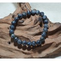 Bracelet de pierre Labradorite Noir 8 mm