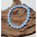 Bracelet de pierre Opaline 8 mm