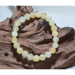 Bracelet de pierre Topaze Jaune 8 mm