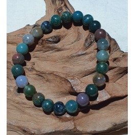 Bracelet de pierre Agate Mouse 8 mm