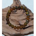 Bracelet de pierre Agate Veine de Dragon 8 mm