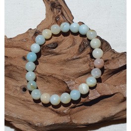 Bracelet de pierre Amazonite 8 mm