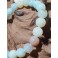 Bracelet de pierre Amazonite 8 mm