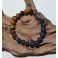 Bracelet de pierre Oeil de Tigre et Obsidienne Mate 10mm