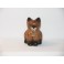 Petit chat sculpté en bois de Suar - N°24