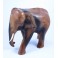 Eléphant sculpté en bois de Suar 23X22
