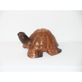 Tortue sculpté en bois de Suar - 11x6