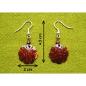 Boucles d'oreilles en noix coco "Dok-Mai"