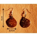 Boucles d'oreilles en noix coco "Ma-Li"