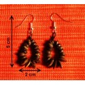 Boucles d'oreilles en noix coco "Louk"