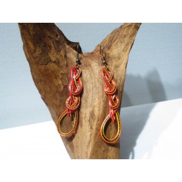 Boucles d'oreilles en Bambou (004)