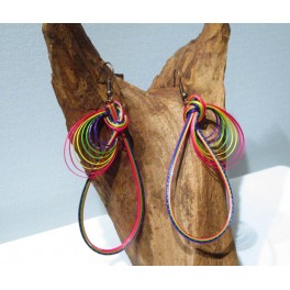 Boucles d'oreilles en Bambou (006)