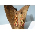 Boucles d'oreilles en Bambou