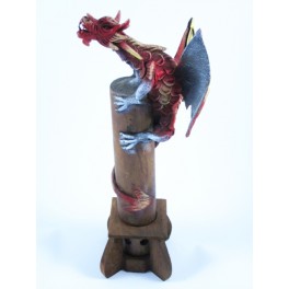 Brule Encens Dragon Volant Rouge