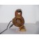 Lampe Chouette sur sa branche en Noix de Coco