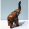 Eléphant sculpté en bois de Suar 12x9