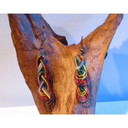 Boucles d'oreilles en Bambou (028)