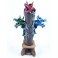 Brule Encens Triple Dragon Rouge Vert et Bleu - 36 cm